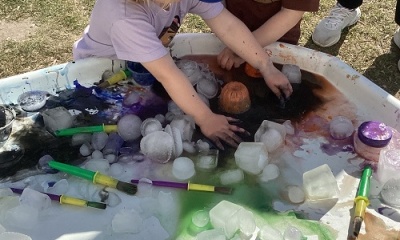 Ice Painting! 