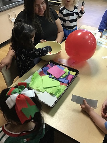Making pinate out of balloon